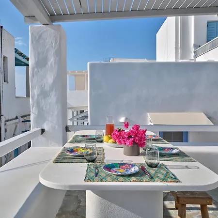 Center - Cycladic House On 3 Levels Tatil Evi *